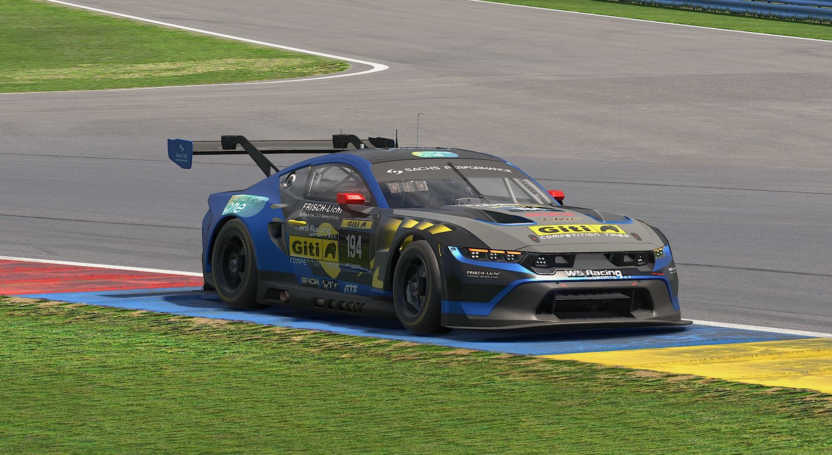 WS Racing Ford Mustang GT3 in der Kurve