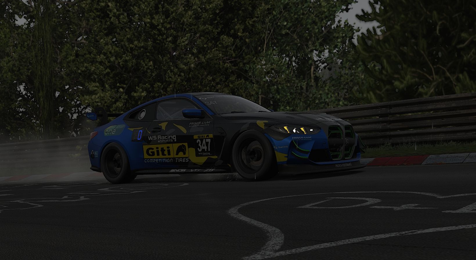 WS Racing BMW M4 attackiert in der Kurve